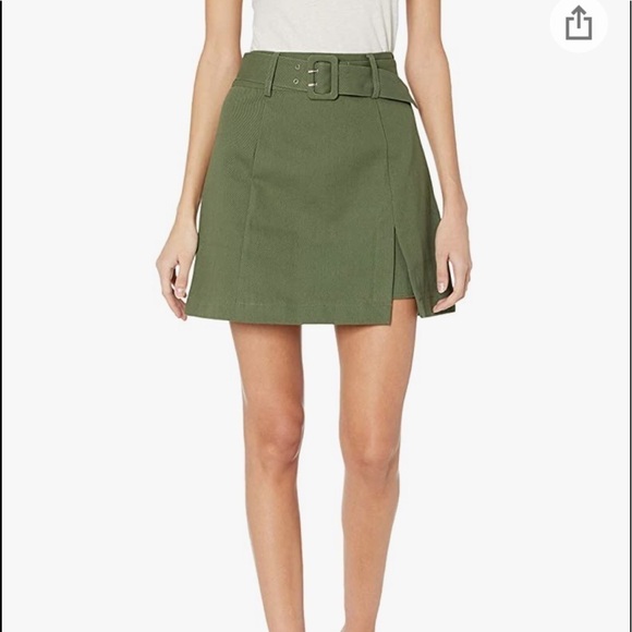 Sugar Lips Women's A-line skirt nwt olive size medium - Picture 1 of 6